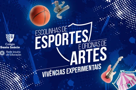 Inscrições abertas para as vivências das Escolinhas de Esportes e Oficinas de Artes