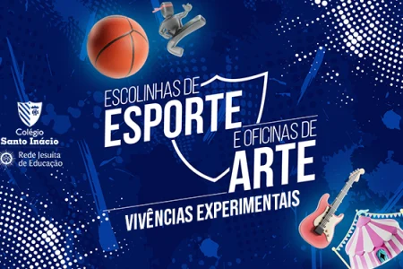 Inscrições abertas para as vivências das Escolinhas de Esportes e Oficinas de Artes