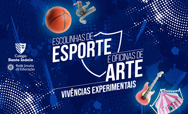 Inscrições abertas para as vivências das Escolinhas de Esportes e Oficinas de Artes