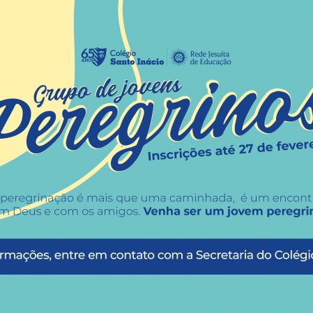 Inscrições abertas para o Grupo de Jovens Peregrinos
