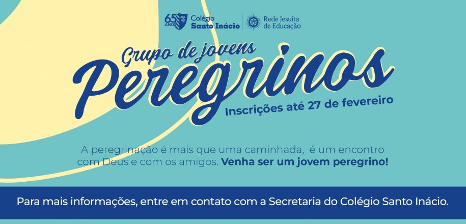 Inscrições abertas para o Grupo de Jovens Peregrinos