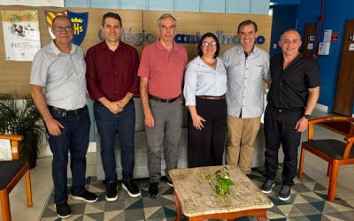 Visita do assistente do Ecônomo Geral da Companhia de Jesus ao Colégio Santo Inácio